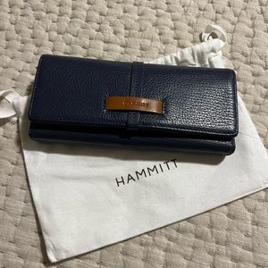 Hammitt Benjamin wallet, slim, indigo, navy